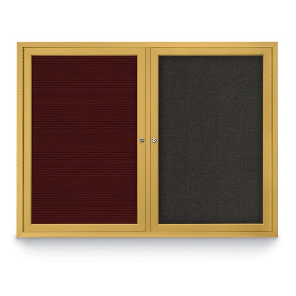 Corkboard, Amethyst/Satin, 72" X 36"